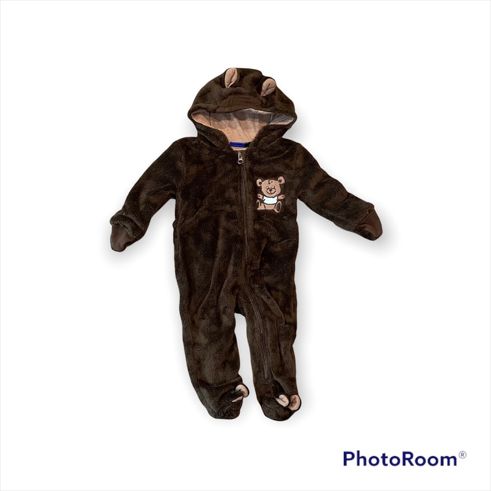 Lupilu hooded sherpa jumpsuit coat